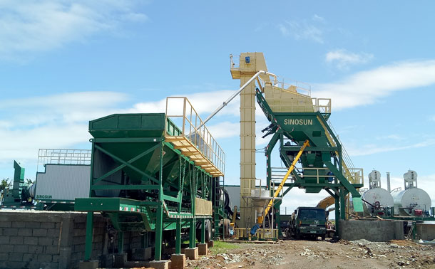 Mobile Asphalt Mixing Plant in Philippines - MAP1000