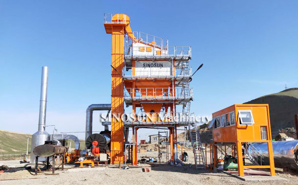 SAP80 Asphalt Mixing Plant in Kyrgyzstan