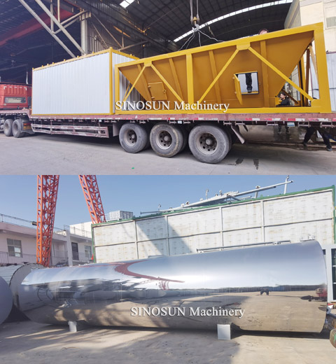 Bitumen Storage Tank and Dust Collector sent to Chile
