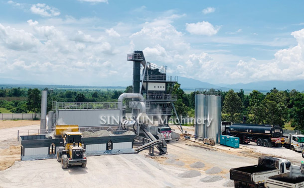 Asphalt Mixing Plant in Thailand - SAP80