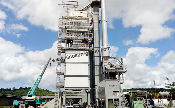 Batch Mix Asphalt Plant in Malaysia - SAP160