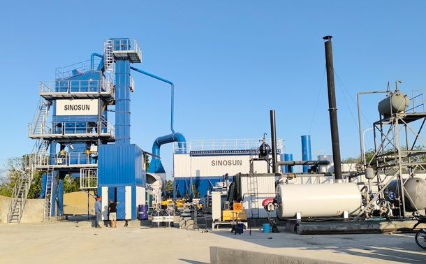 Asphalt Batch Mix Plant in Philippines - SAP80 